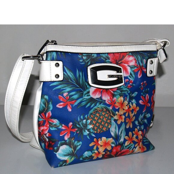 by GUSSACI - Vegan Leather Tropical Colors Shoulder Bag - Picture 2 of 9